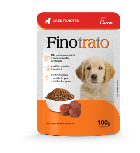 Finotrato Sachet Perros Cachorros Sabor Carne