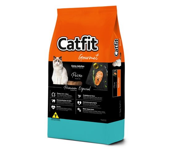 Catfit Gourmet Pescado Gatos Adultos