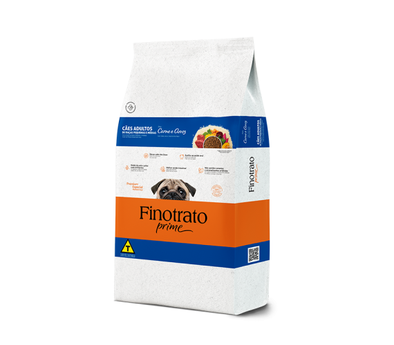 Finotrato Prime Carne y Arroz Perros Adultos de Razas Pequeñas y Medianas