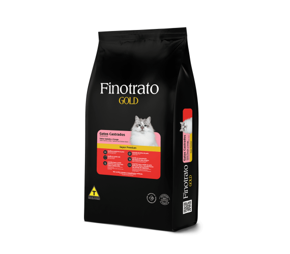 Finotrato Gold Salmón y Pollo Gatos Castrados