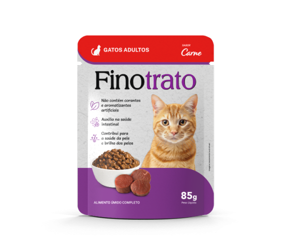 Finotrato Sachet Gatos Adultos Sabor Carne