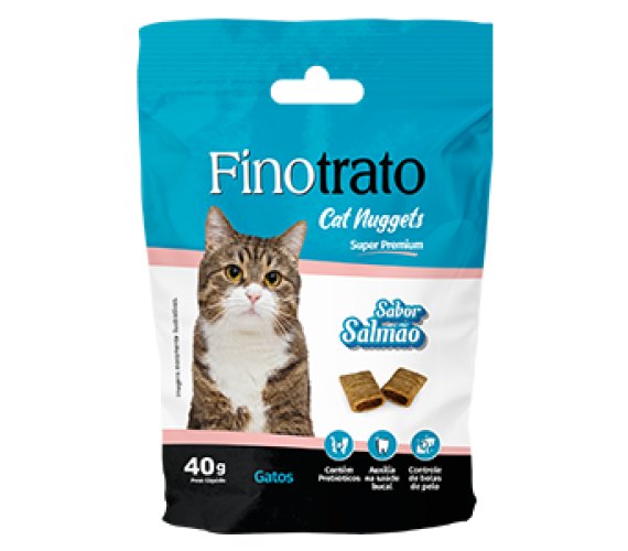 Finotrato Cat Nuggets Salmón - Gatos Adultos